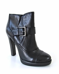 These polished, moto-influenced Luxury Rebel booties are polished enough to work at the office or on the weekend. These polished, moto-influenced Luxury Rebel booties are polished enough to work at the office or on the weekend.