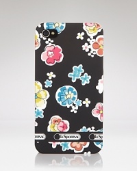LeSportsac dresses up its hardshell iPhone cover with cheerful florals, promising to make a playful conversation piece. LeSportsac dresses up its hardshell iPhone cover with cheerful florals, promising to make a playful conversation piece.