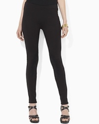Inspired by the chic riding attire of a practiced equestrienne, a jodhpur legging is designed in sleek stretch twill with a slim leg and faux-suede patches for comfort and classic style. Inspired by the chic riding attire of a practiced equestrienne, a jodhpur legging is designed in sleek stretch twill with a slim leg and faux-suede patches for comfort and classic style.
