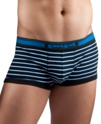 Make your move. With a shorter leg length, these trunks from Papi will stay put underneath your pants. Make your move. With a shorter leg length, these trunks from Papi will stay put underneath your pants.