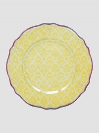 Reminiscent of French Provencal pottery, this durable melamine set is sure to become a cherished favorite for years to come.Melamine10 X 10 X 4Dishwasher safeDo not microwaveImported Reminiscent of French Provencal pottery, this durable melamine set is sure to become a cherished favorite for years to come.Melamine10 X 10 X 4Dishwasher safeDo not microwaveImported