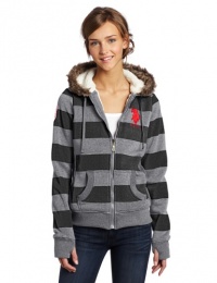 US Polo Assn. Juniors Striped Fleece Hoodie US Polo Assn. Juniors Striped Fleece Hoodie