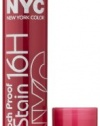 New York Color Smooch Proof Lip Stain, Berry Long Time, 0.1 Fluid Ounce