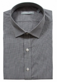 Michael Kors Non-Iron Dress Shirt - Black Check