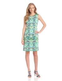 Jones New York Women's Shift Dress, Navy Sea Combo, 14 Jones New York Women's Shift Dress, Navy Sea Combo, 14