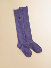 Toasty, ribbed wool-blend, accented with signature polo embroidery.73% wool/25% nylon/2% spandexHand wash separatelyImported Toasty, ribbed wool-blend, accented with signature polo embroidery.73% wool/25% nylon/2% spandexHand wash separatelyImported