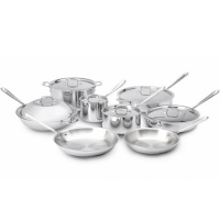 All Clad Stainless Steel 14-Piece Cookware Set All Clad Stainless Steel 14-Piece Cookware Set