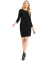MICHAEL Michael Kors' petite dress features shiny studding throughout for a glamorous finishing touch.