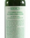 Kiehl's Cucumber Herbal Alcohol Free Toner All Skin Types - Full Size 16.9oz (500ml)