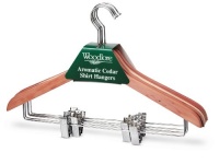 Woodlore 84025 Basic Cedar Hangers with Clips, Set of 5 Woodlore 84025 Basic Cedar Hangers with Clips, Set of 5