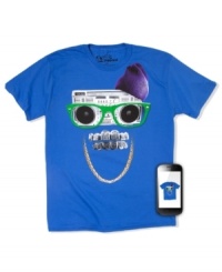 Take your T-shirt to the next level--this Zapparel tee comes to life thanks to the latest technology. Simply download the Zappar app for your iPhone or Android and select the Zapparel icon to locate your shirt. Once you find it, tap the Zap button and point your phone at your shirt. Its cutting-edge graphic will come to life with explosive, multidimensional detail. Take your T-shirt to the next level--this Zapparel tee comes to life thanks to the latest technology. Simply download the Zappar app for your iPhone or Android and select the Zapparel icon to locate your shirt. Once you find it, tap the Zap button and point your phone at your shirt. Its cutting-edge graphic will come to life with explosive, multidimensional detail.