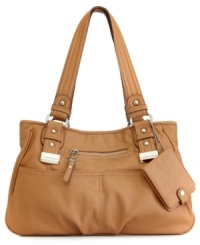 You don't have to be a co-ed to rock this Vassar satchel from Tyler Rodan that gives a refreshing spin to a classic style. Silvery stud accents, buckle detailing and plenty of pockets inside and out make this design a definite yes. Includes an adorable umbrella and handy ID holder. You don't have to be a co-ed to rock this Vassar satchel from Tyler Rodan that gives a refreshing spin to a classic style. Silvery stud accents, buckle detailing and plenty of pockets inside and out make this design a definite yes. Includes an adorable umbrella and handy ID holder.