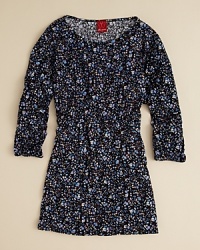 The Matilda dress from Ella Moss is rendered in rich florals and a ruffled silhouette, offering up a school style that's a step ahead of the rest. The Matilda dress from Ella Moss is rendered in rich florals and a ruffled silhouette, offering up a school style that's a step ahead of the rest.