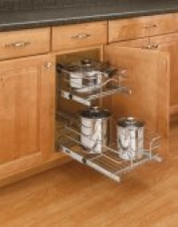 12 inch Double Pull-Out Chrome Wire Baskets 12 inch Double Pull-Out Chrome Wire Baskets