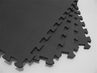 48 Square Feet ( 12 tiles + borders) 'We Sell Mats' Charcoal Gray 2' x 2' x 3/8 Anti-Fatigue Interlocking EVA Foam Exercise Gym Flooring 48 Square Feet ( 12 tiles + borders) 'We Sell Mats' Charcoal Gray 2' x 2' x 3/8 Anti-Fatigue Interlocking EVA Foam Exercise Gym Flooring