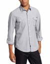 Union Jeans Men's Free Press Oxford Long Sleeve Button Down Woven