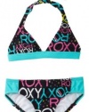 Roxy Kids Girls 2-6X Roxy Marks The Spot Print Teenie Wahine Shore Halter Set