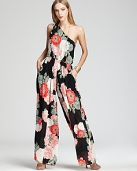 Alice + Olivia Jumpsuit - Beverly One Shoulder Printed Alice + Olivia Jumpsuit - Beverly One Shoulder Printed