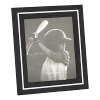 Reed and Barton Bretton 8x10 Black Leather Picture Frame Reed and Barton Bretton 8x10 Black Leather Picture Frame