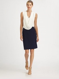 The classic pencil silhouette, rendered in finespun crepe marocain.Back ventConcealed back zipAbout 22 from natural waistTriacetate/polyesterDry cleanMade in USA of imported fabricModel shown is 5'10 (177cm) wearing US size 4. The classic pencil silhouette, rendered in finespun crepe marocain.Back ventConcealed back zipAbout 22 from natural waistTriacetate/polyesterDry cleanMade in USA of imported fabricModel shown is 5'10 (177cm) wearing US size 4.