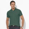 Polo Ralph Lauren Men's Classic Fit Mesh Polo (Small, Washed Forest)