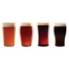 Luigi Bormioli Social Ave Beer Assorted Essentiales, 17-1/2-Ounce, Set of 4