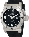 Invicta Men's 1431 Sea Hunter Black Dial Rubber Watch