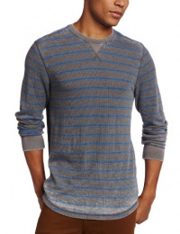 Quiksilver Men's Sakas Long Sleeve Yarn Dye Stripe Thermal