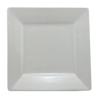 BIA Cordon Bleu Nouveau Square Rim Plate, White BIA Cordon Bleu Nouveau Square Rim Plate, White