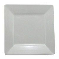 BIA Cordon Bleu Nouveau Square Rim Plate, White