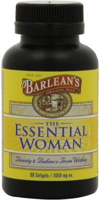 Barlean's Organic Oils Essential Woman 1000 mg Softgels, 60-Count Bottle