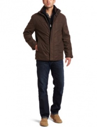 Marc New York By Andrew Marc Men's Stowe Microfiber 29.5-Inch Zip Jacket With Bib Marc New York By Andrew Marc Men's Stowe Microfiber 29.5-Inch Zip Jacket With Bib