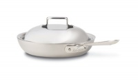 All-Clad Brushed Stainless D5 11-Inch French Skillet with Domed Lid All-Clad Brushed Stainless D5 11-Inch French Skillet with Domed Lid