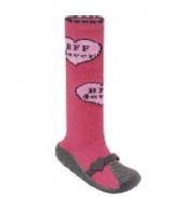 Bical Grippers Mary Jane Style BFF Forever Tall style Non Slip Scented Shoe Sock for Baby Girls Toddlers in Hot Pink/Black/Barbie (4, Pink/Barbie Rose/Black BFF) Bical Grippers Mary Jane Style BFF Forever Tall style Non Slip Scented Shoe Sock for Baby Girls Toddlers in Hot Pink/Black/Barbie (4, Pink/Barbie Rose/Black BFF)