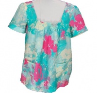 DKNY Jeans Baby Doll Top Splatter Artist Large DKNY Jeans Baby Doll Top Splatter Artist Large