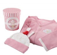 Baby Aspen Sweet Dreamzzz Pint of PJ's Sleep Time Gift Set, Strawberry, 0-6 Months Baby Aspen Sweet Dreamzzz Pint of PJ's Sleep Time Gift Set, Strawberry, 0-6 Months