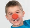 ONE DOZEN FOAM PARTY CLOWN NOSES - EACH INDIVIDUALLY SEALED!