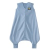 HALO Early Walker SleepSack Micro Fleece Wearable Blanket, Blue, Medium