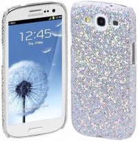 Cimo Bling Sparkle Hard Cover Back Case for Samsung Galaxy S III - White Cimo Bling Sparkle Hard Cover Back Case for Samsung Galaxy S III - White