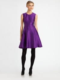 This pretty party dress in a silk/cotton blend has a subtle sheen, a sweeping full skirt and a little allure from its cutout back.Rounded banded necklineSleevelessFitted bodice with front dartsFull skirtSide zip closeCutout backBack princess seamsAbout 23 from natural waistSilk/cottonDry cleanImportedSIZE & FITModel shown is 5'10½ (179cm) wearing US size 4. This pretty party dress in a silk/cotton blend has a subtle sheen, a sweeping full skirt and a little allure from its cutout back.Rounded banded necklineSleevelessFitted bodice with front dartsFull skirtSide zip closeCutout backBack princess seamsAbout 23 from natural waistSilk/cottonDry cleanImportedSIZE & FITModel shown is 5'10½ (179cm) wearing US size 4.