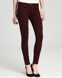 Live the life exotic in these DL1961 skinny jeans, decorated with a trend-perfect animal print. Live the life exotic in these DL1961 skinny jeans, decorated with a trend-perfect animal print.