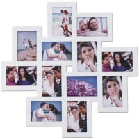 12-opening Wall Collage Photo Picture Frame -XSJ205 ADECO -Wall Art Home Decor , Holds Six 4-by-6-inch and Six 6-by-4-inch Photos Great Gift,Wooden,White 12-opening Wall Collage Photo Picture Frame -XSJ205 ADECO -Wall Art Home Decor , Holds Six 4-by-6-inch and Six 6-by-4-inch Photos Great Gift,Wooden,White