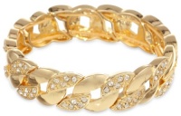 Anne Klein Davant Gold-Tone with Pave Stones Stretch Bracelet, 7.25 Anne Klein Davant Gold-Tone with Pave Stones Stretch Bracelet, 7.25
