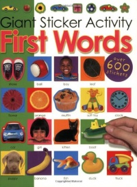 Giant Sticker Activity First Words Giant Sticker Activity First Words