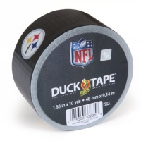 Duck Brand 240486 1.88-Inch by 10-Yard Pittsburgh Steelers NFL Team Logo Duck Tape Duck Brand 240486 1.88-Inch by 10-Yard Pittsburgh Steelers NFL Team Logo Duck Tape