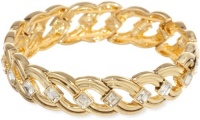 Anne Klein Davant Gold-Tone with Crystal Stones Stretch Bracelet, 7.25 Anne Klein Davant Gold-Tone with Crystal Stones Stretch Bracelet, 7.25