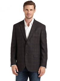 THE LOOKNotch lapelFront button closureLong button cuff sleevesChest besom pocketFront flap pocketsTailored seamsDouble vented back hemTHE MATERIALWoolFully linedCARE & ORIGINDry cleanMade in CanadaThis item was originally available for purchase at Saks Fifth Avenue OFF 5TH stores. THE LOOKNotch lapelFront button closureLong button cuff sleevesChest besom pocketFront flap pocketsTailored seamsDouble vented back hemTHE MATERIALWoolFully linedCARE & ORIGINDry cleanMade in CanadaThis item was originally available for purchase at Saks Fifth Avenue OFF 5TH stores.