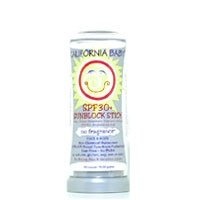 California Baby SPF 30 + Sunblock Stick - No Fragrance, .5 oz