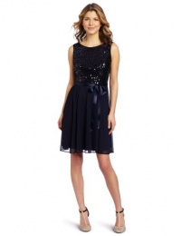 Jessica Howard Women's Sleeveless Tie Waist Dress Jessica Howard Women's Sleeveless Tie Waist Dress