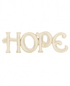 Put your thoughts into words with this inspirational figurine from Lenox. Crafted in gold-trimmed ivory porcelain, Hope fills your home with positivity and joy.